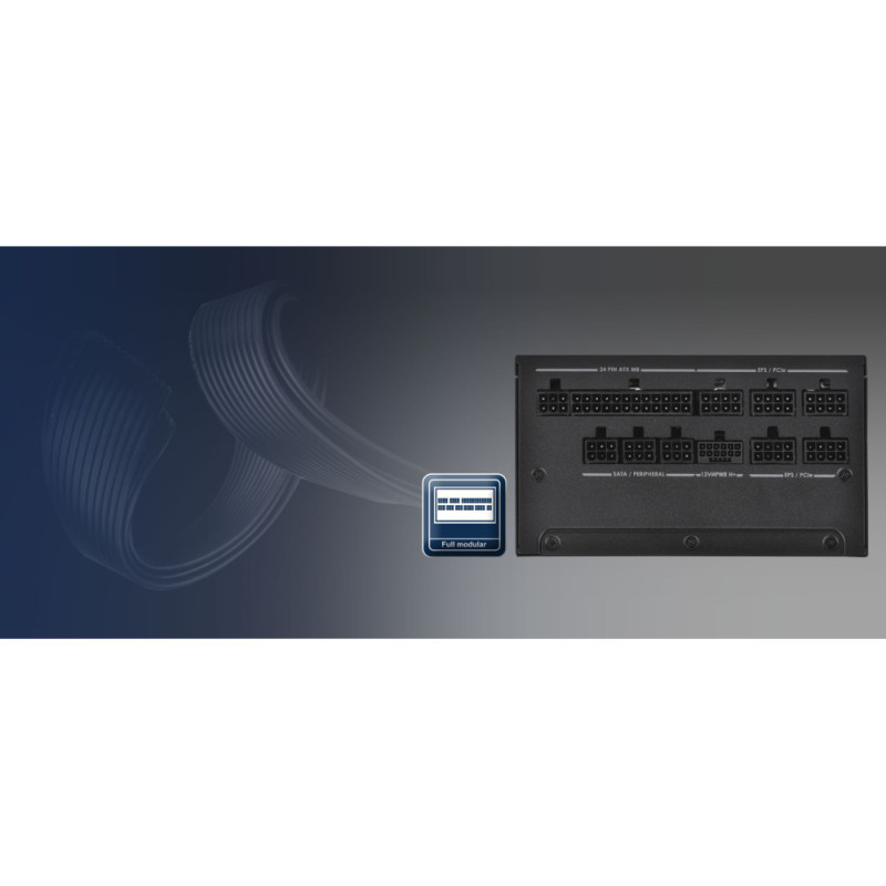 SilverStone PSU Hela Cybenetics HA1200R-PM (1200W), >90%, 80+ Platinum, 135mm (SST-HA1200R-PM)