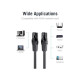 Патч-корд 0.5м, UTP cat 6 RJ-45 black Vention (IBJBD)