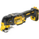 DeWALT Багатофункціональний інструмент акумуляторний 18В XR Li-lon безщітковий 20000кол/хв кейс 1.1кг без АКБ та ЗП (DCS356NT)