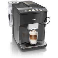 Siemens Coffee Machine 1.7 L, beans + ground coffee, automatic cappuccinator, 5 auto recipes, black ✅ (TP503R09)