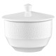 ARDESTO Sugar bowl Ancona, 10х9.2cm, 220ml, porcelain, white (AR3561)