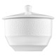 ARDESTO Sugar bowl Ancona, 10х9.2cm, 220ml, porcelain, white (AR3561)