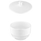 ARDESTO Sugar bowl Ancona, 10х9.2cm, 220ml, porcelain, white (AR3561)