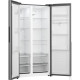 Gorenje Холодильник SBS Gorenje, 179х62х91см, 2 двері, 344(197)л, А+, NF+, Інв., Зона св-ті, диспенсер, Зовн. Диспл, нерж (NRS917E41XWD)