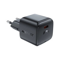 Зарядное устройство Acefast USB-C 30W Gan A77 mini Fast Charger Black (6974316282662)