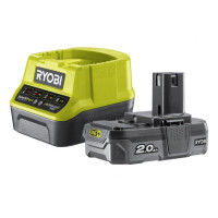 Ryobi Набор аккумулятора и зарядного устройства ONE+ RC18120-120 18В 1х2А·ч ЗУ 2А (5133003368)