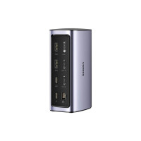 Порт-репликатор Ugreen USB-C Multifunctional Docking Station 12in1 USB HDMI DP RJ45 AUX SD TF (90325)
