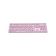 Клавиатура Canyon HKB-W01 Silent Wireless UA Pink (CNS-HKBW01P)
