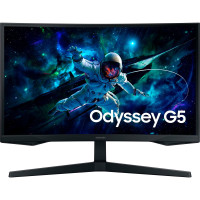 Samsung Монитор 27" Odyssey G55C 2xHDMI, DP, VA, 2560x1440, 165Hz, 1ms (LS27CG550EIXCI)