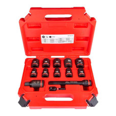 Milwaukee set of socket heads, 1/2 , 13 pcs, 10-24 mm, case (4932480456)