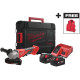 Milwaukee Шліфмашина кутова акумуляторна Milwaukee M18 BLSAG125XPD-402X 125мм 18В 2x4А·год ЗП М12-18С 11000об/хв 2.4кг кейс (4933499460)