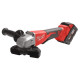 Milwaukee Шліфмашина кутова акумуляторна Milwaukee M18 BLSAG125XPD-402X 125мм 18В 2x4А·год ЗП М12-18С 11000об/хв 2.4кг кейс (4933499460)