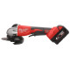 Milwaukee Шліфмашина кутова акумуляторна Milwaukee M18 BLSAG125XPD-402X 125мм 18В 2x4А·год ЗП М12-18С 11000об/хв 2.4кг кейс (4933499460)