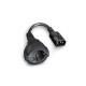 Кабель питания C14 to Schuko 0.15m Cablexpert (PC-SFC14M-01)