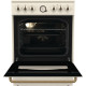 Gorenje Плита электрическая стеклокерамическая, 70л, 60x60см, бежевый (GECS6B70CLI)