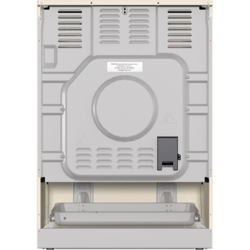 Gorenje Плита электрическая стеклокерамическая, 70л, 60x60см, бежевый (GECS6B70CLI)