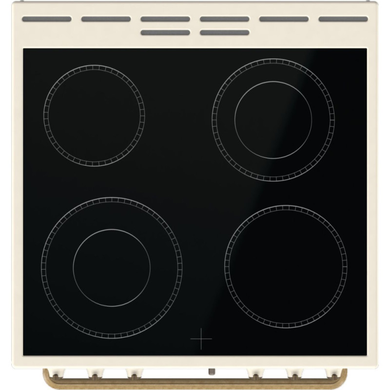 Gorenje Плита электрическая стеклокерамическая, 70л, 60x60см, бежевый (GECS6B70CLI)