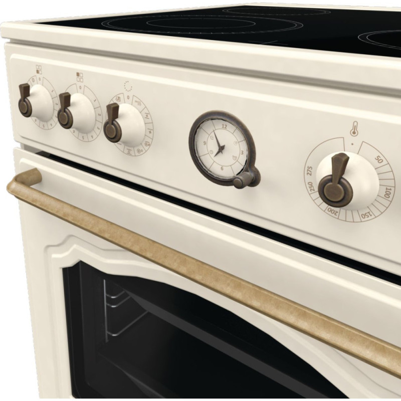 Gorenje Плита электрическая стеклокерамическая, 70л, 60x60см, бежевый (GECS6B70CLI)