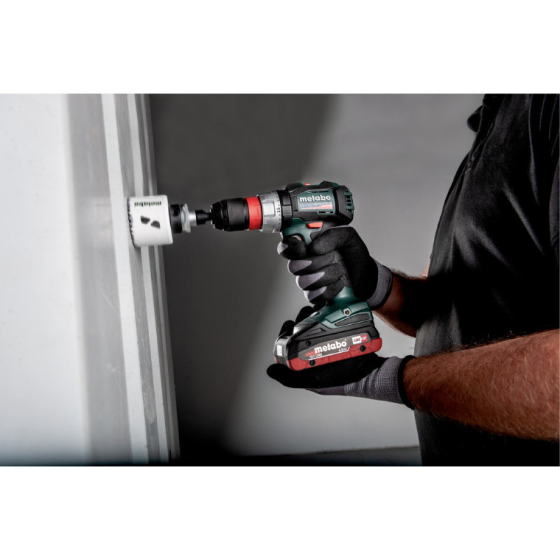 Metabo Cordless Drill Screwdriver BS 18 LT BL Q, LiHD, 2*18V, 4Ah, metaBOX 145, 1.8g (602334800)