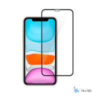 2E Защитное стекло для Apple iPhone 11(6.1), 2.5D FCFG, (1 Pack), black border (2E-IP-11.-6.1-SMFCFG-BB)
