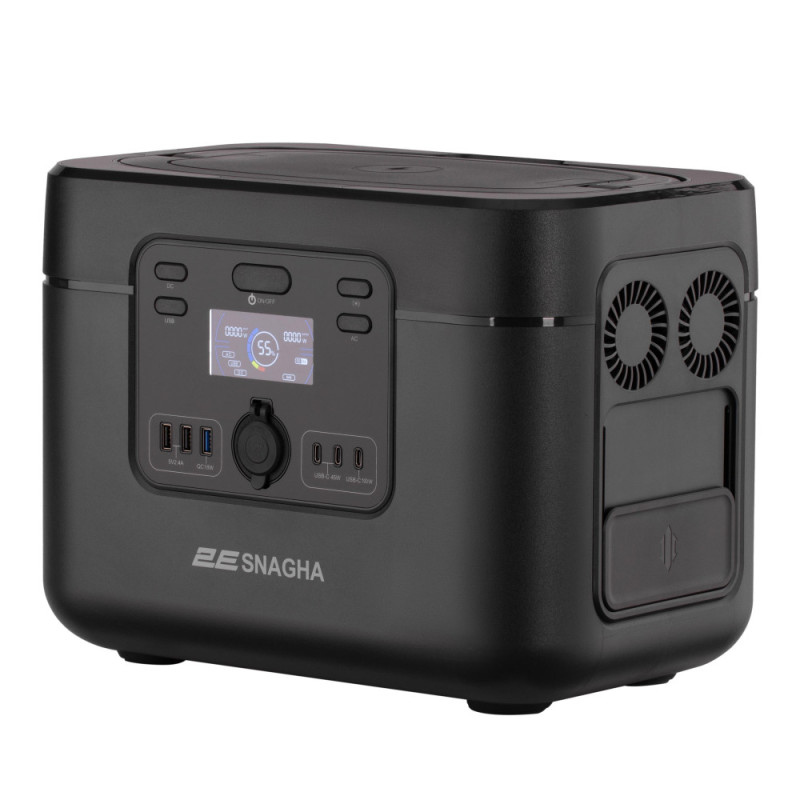 2E Portable Power Station Snagha 2, 1200 W, 1050 Wh, Fast Charging (2E-PPS1210-2)