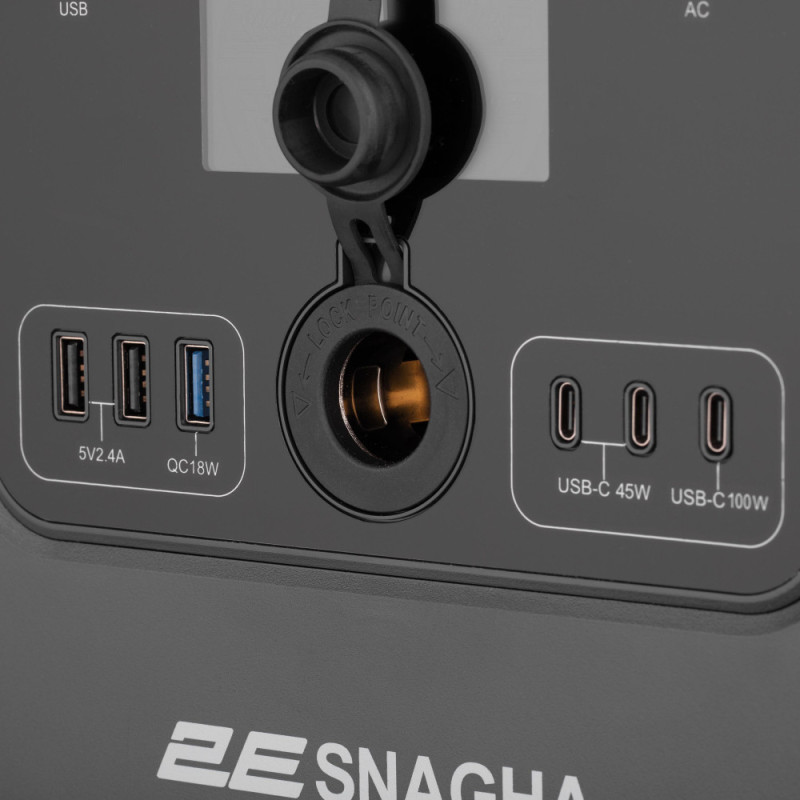 2E Portable Power Station Snagha 2, 1200 W, 1050 Wh, Fast Charging (2E-PPS1210-2)