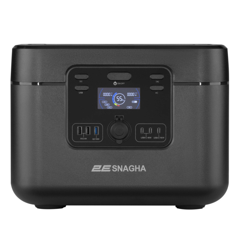 2E Portable Power Station Snagha 2, 1200 W, 1050 Wh, Fast Charging (2E-PPS1210-2)