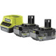 Ryobi Набор аккумулятора и зарядного устройства ONE+ RC18120-240X 18В 2х4А·ч ЗУ 2А (5133005092)