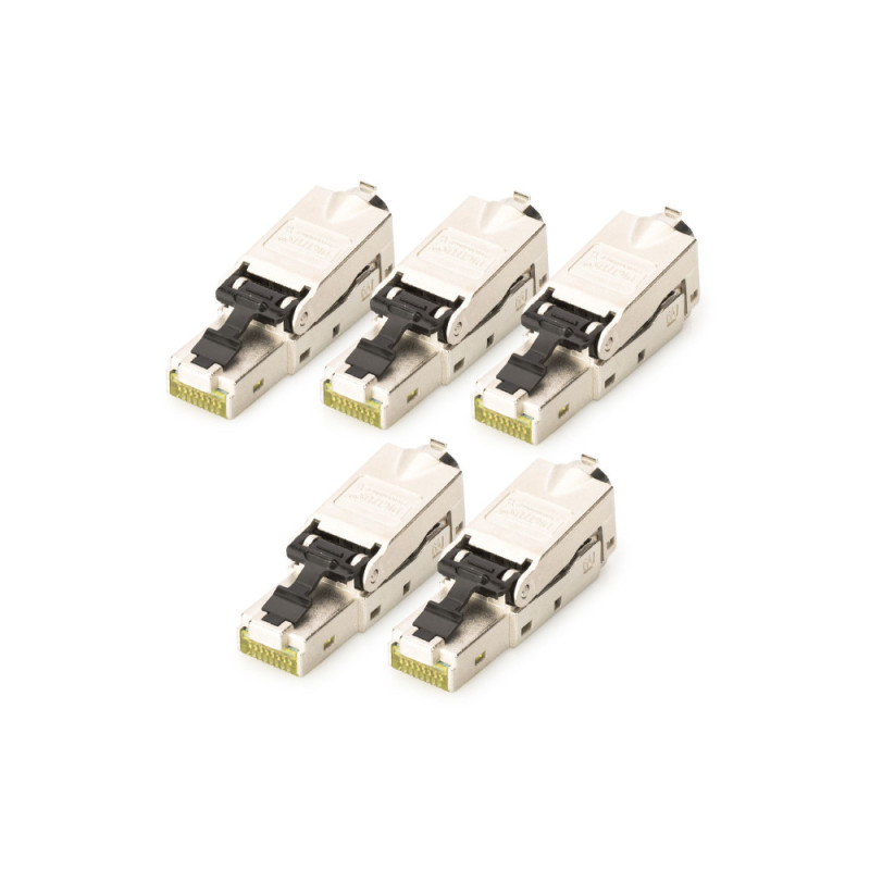 Digitus Конектор DIGITUS CАТ 6A RJ45 Field Termination, STP, 5шт. (DN-93631-5)