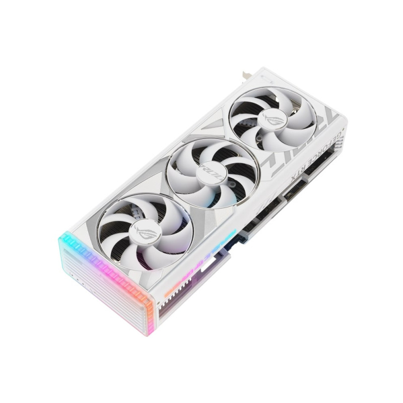 ASUS Graphic Card GeForce RTX 4090 24GB GDDR6X STRIX OC GAMING white ROG-STRIX-RTX4090-O24G-WHITE