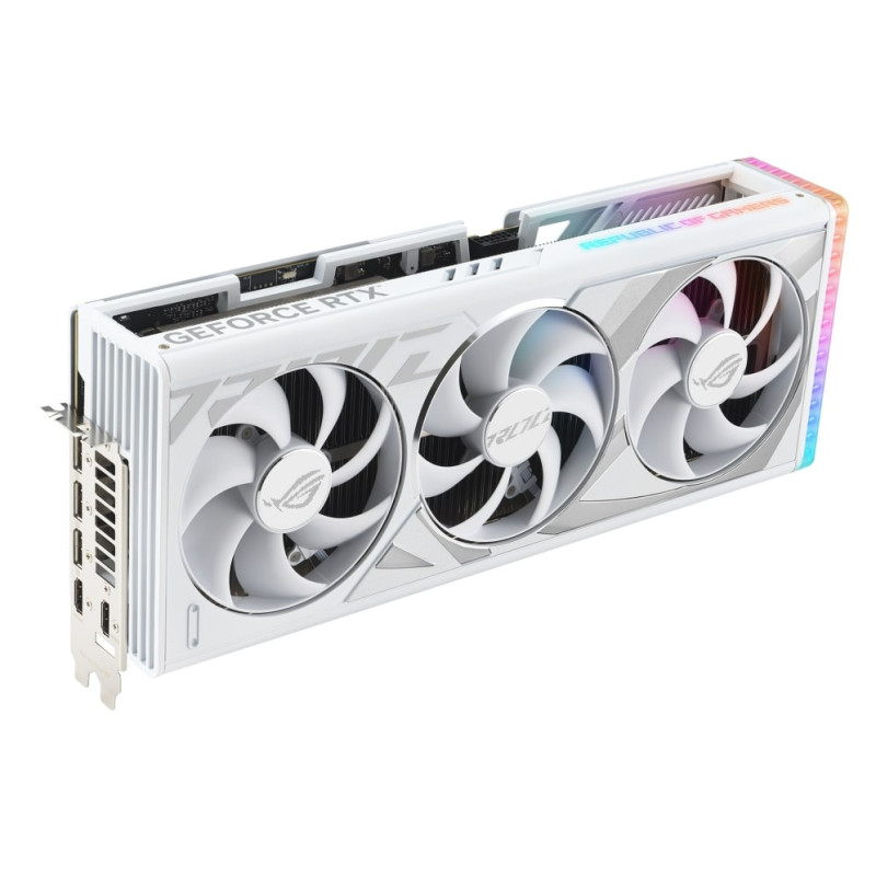 ASUS Graphic Card GeForce RTX 4090 24GB GDDR6X STRIX OC GAMING white ROG-STRIX-RTX4090-O24G-WHITE