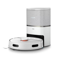 Philips Робот-пылесос 3000 Series, влажная уборка, конт пыль -0.35л, вода -0.3л, автон. раб. до 200мин, HEPA 11, белый (XU3110/02)