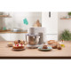 Gorenje Кухонная машина 800Вт, чаша-металл, корпус-металл, насадок-3, белый (MMC800CW)