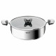 Tefal Saute pan Tefal Excellence+, with lid, 26 cm, stainless steel, glass, bakelite, black (E3337145)