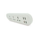 Сетевой фильтр питания Voltronic TВ-Т16, 4роз, 3*USB White (ТВ-Т16-White)
