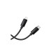 Дата кабель USB-C to Lightning 1.0m PD30W silicone BX123 Leya black BOROFONE (6941991124174)