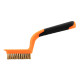 Neo Tools straight wire brush, 5x11 rows, straight wire 0.3mm, 180mm, two-component handle (39-031)