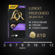 L`OR сoffe capsules Lungo Profondo, arabica 100%, 10caps, Nespresso (8711000360569)