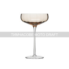 ARDESTO Champagne glasses set Black Mars 260ml, 2pcs, glass, golden (AR2627GW)