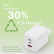 Зарядное устройство Digitus 2xUSB-C + 1xUSB-A GaN 100W (DA-10304)