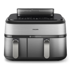 Philips multi-oven Ovi Dual Steam 2750W, bowl-3+6L, touch control, 12 auto. programs, plastic/metal (NA555/00)