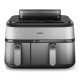 Philips Мультипіч Ovi Dual Steam 2750Вт, чаша-3+6л, сенсорне управл., 12 авто. программ, пластик/метал (NA555/00)