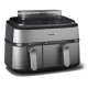 Philips Мультипіч Ovi Dual Steam 2750Вт, чаша-3+6л, сенсорне управл., 12 авто. программ, пластик/метал (NA555/00)