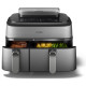 Philips Мультипіч Ovi Dual Steam 2750Вт, чаша-3+6л, сенсорне управл., 12 авто. программ, пластик/метал (NA555/00)