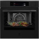 Electrolux Electric oven, 70 l, A++, steam, display, convection, steamer function, telescopic guides, matte black (KOAAS3ST)