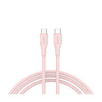 Дата кабель USB-C to USB-C 1.0m CC60SC10 60W Silicon Pink Sand Canyon (CNS-CC60SC10PS)