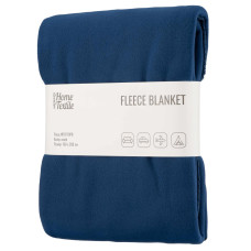 ARDESTO Fleece blanket, 160x200 cm, dark blue, 100% polyester (ART0710PB)