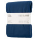ARDESTO Fleece blanket, 160x200 cm, dark blue, 100% polyester (ART0710PB)