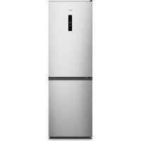 Gorenje Холодильник з нижн. мороз. камерою, 185х60х60см, 2 дв., Х- 207л, М- 93л, A++, NoFrost Plus, Fresh zone, Зовн. Диспл, сірий (N619EAXL4)