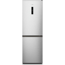 Gorenje Холодильник з нижн. мороз. камерою, 185х60х60см, 2 дв., Х- 207л, М- 93л, A++, NoFrost Plus, Fresh zone, Зовн. Диспл, сірий (N619EAXL4)